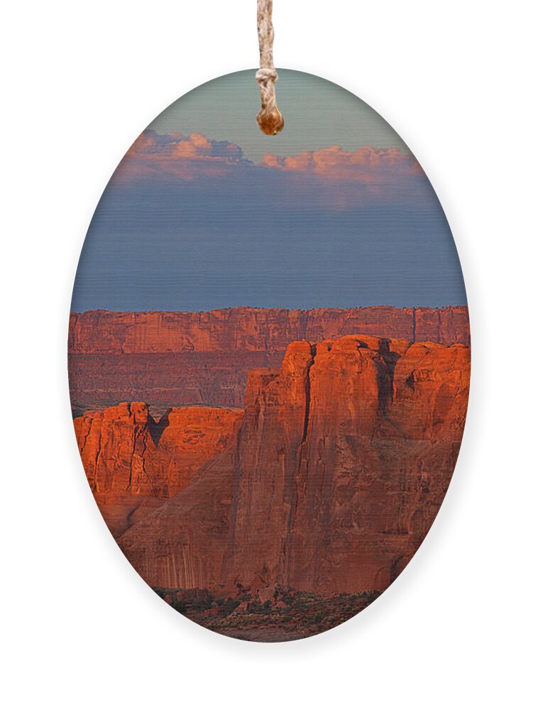 Utah Ornament featuring the photograph Light Spill by Jim Garrison