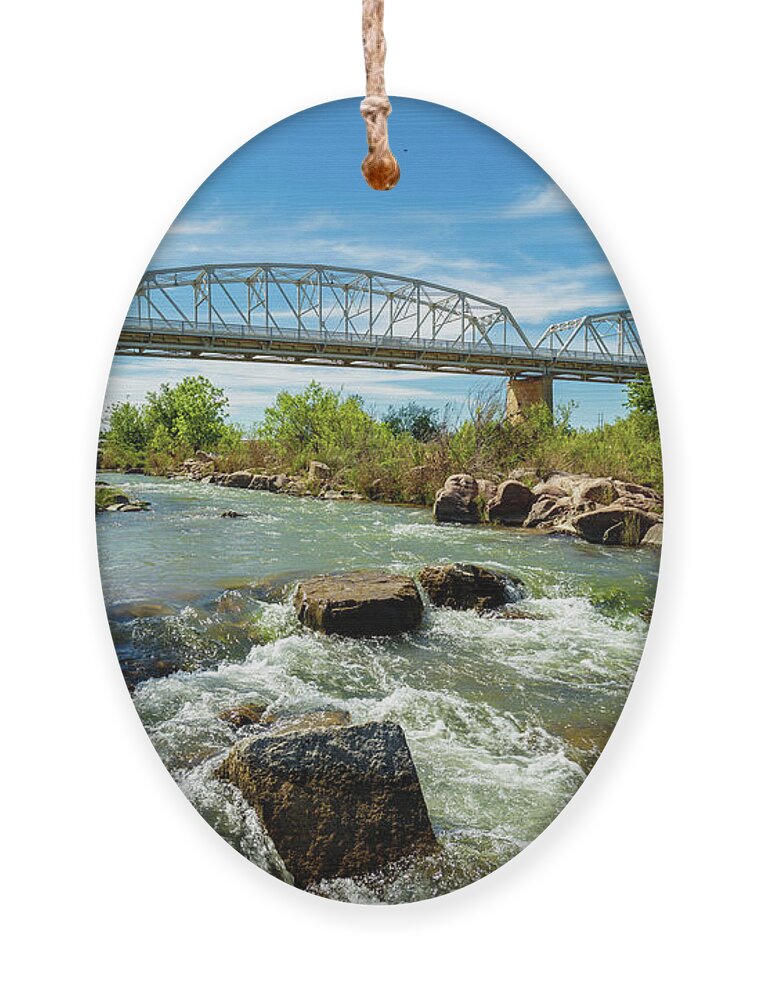 Highway 71 Ornament featuring the photograph Llano River by Raul Rodriguez