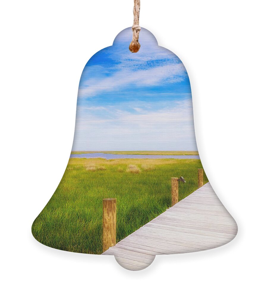 Gulf Of Mexico Ornament featuring the photograph Lonely Pier II by Raul Rodriguez