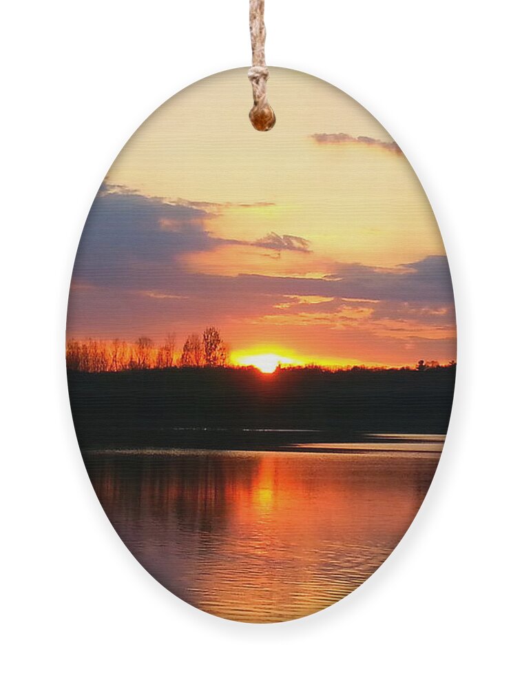 Sunset Ornament featuring the photograph Lullaby by Dani McEvoy