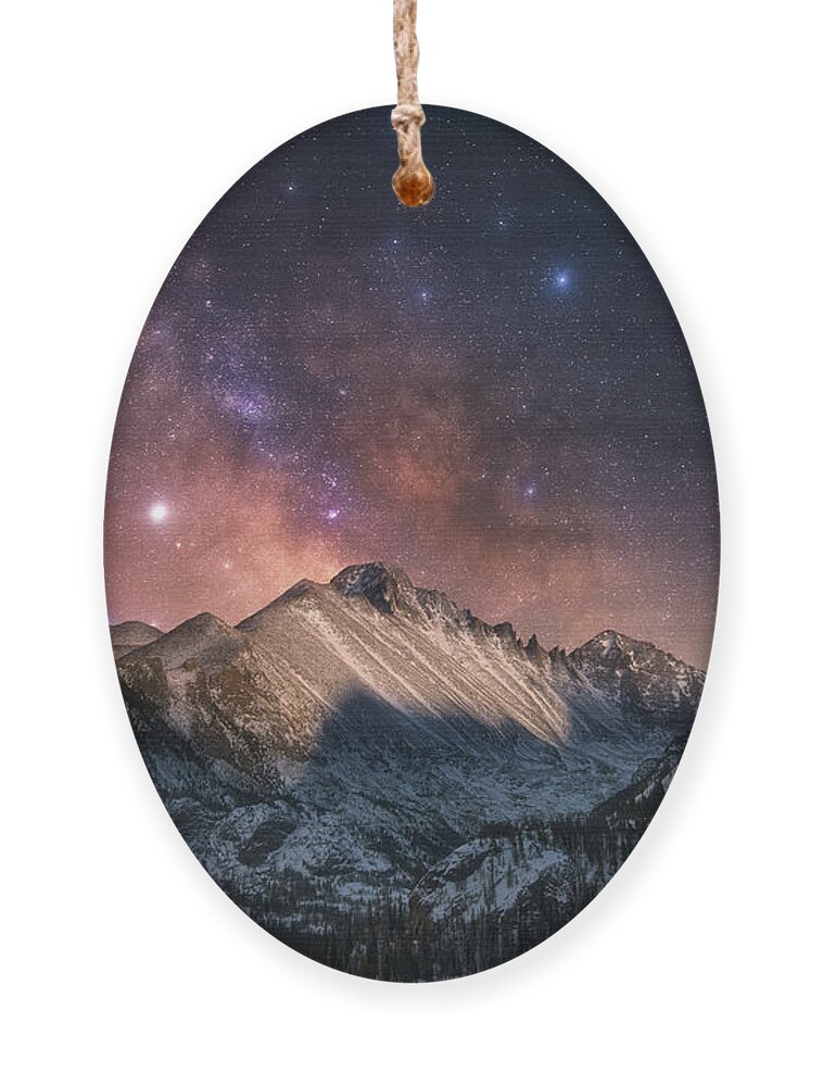 Milky Way Ornament featuring the photograph Magic In the Mountains by Darren White