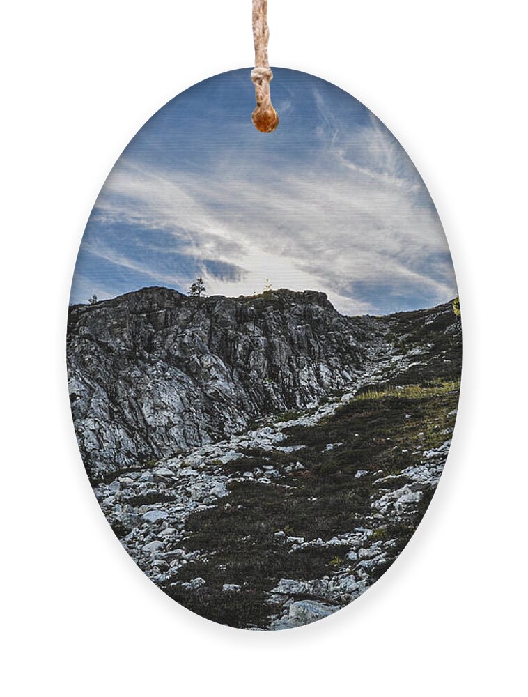 Footpath Ornament featuring the photograph Maple Pass Loop Rocks by Pelo Blanco Photo