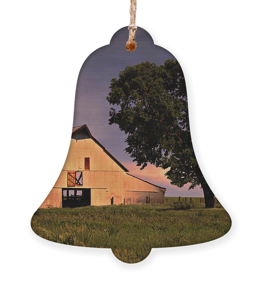 Ok Ornament featuring the photograph Marshall's Farm by Lana Trussell