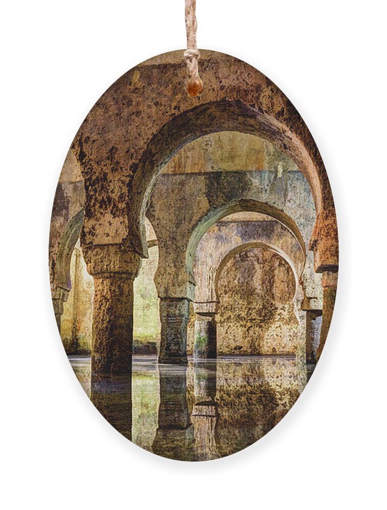 Cistern Ornament featuring the photograph Medieval Cistern in Caceres 01 by Weston Westmoreland
