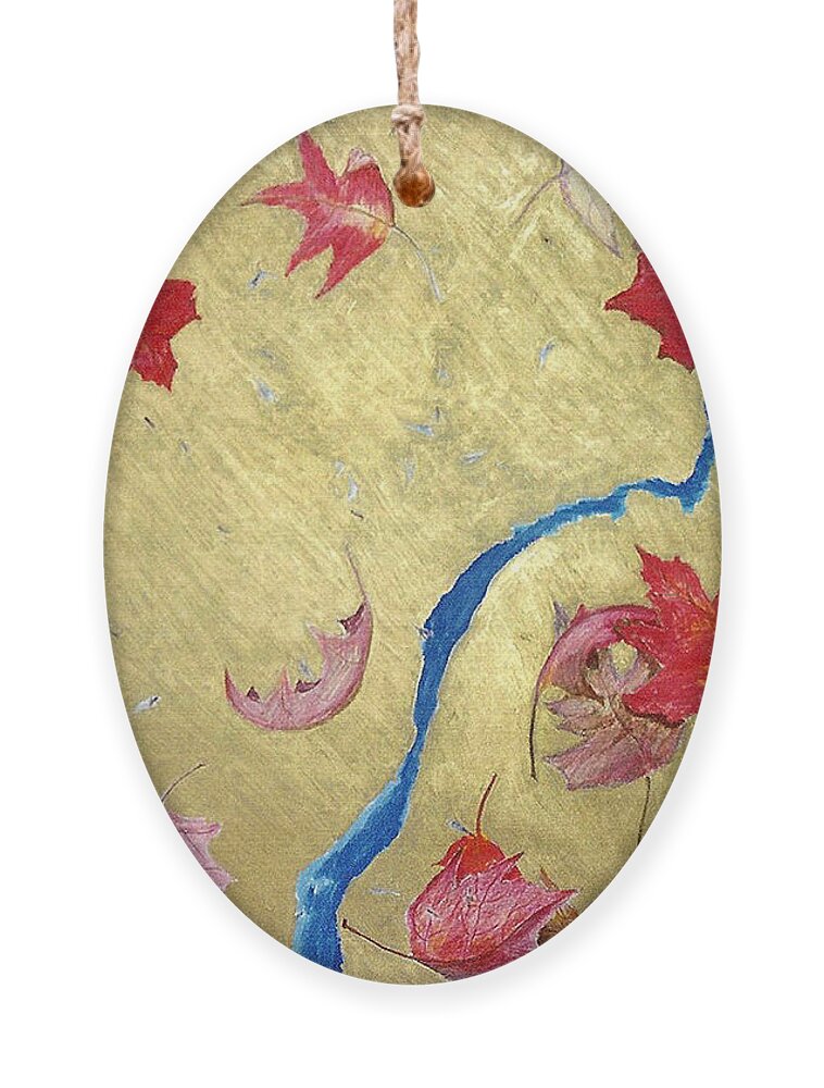 Abstract Ornament featuring the painting Midas Fall by Steve Karol