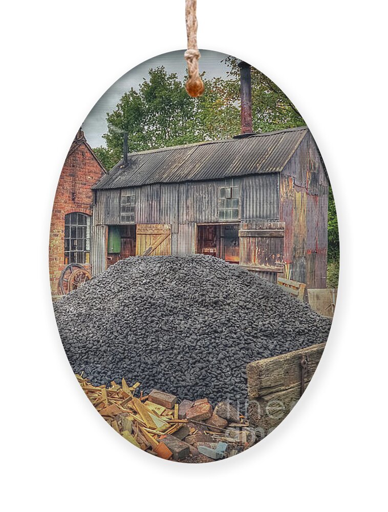 Mining Village Ornament featuring the photograph Mining Village by Adrian Evans