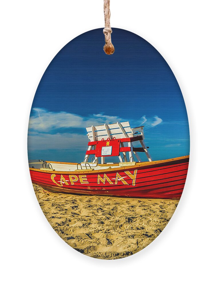 Boat Ornament featuring the photograph Morning in Cape May by Nick Zelinsky Jr