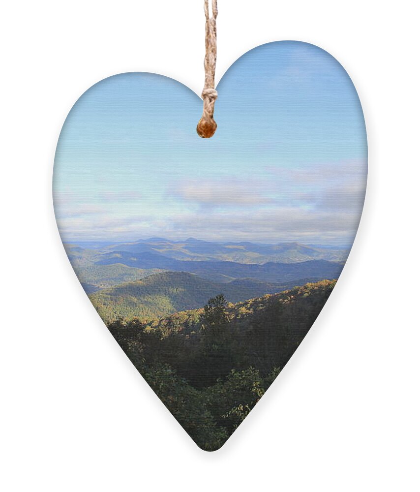Mountains Ornament featuring the photograph Mountain Landscape 1 by Allen Nice-Webb