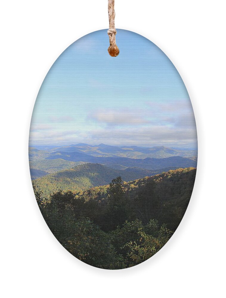 Mountains Ornament featuring the photograph Mountain Landscape 1 by Allen Nice-Webb