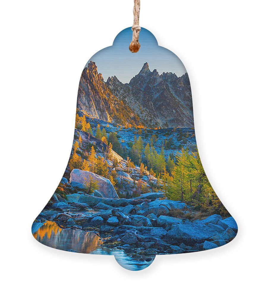 Alpine Lakes Wilderness Ornament featuring the photograph Mountainous Paradise by Inge Johnsson
