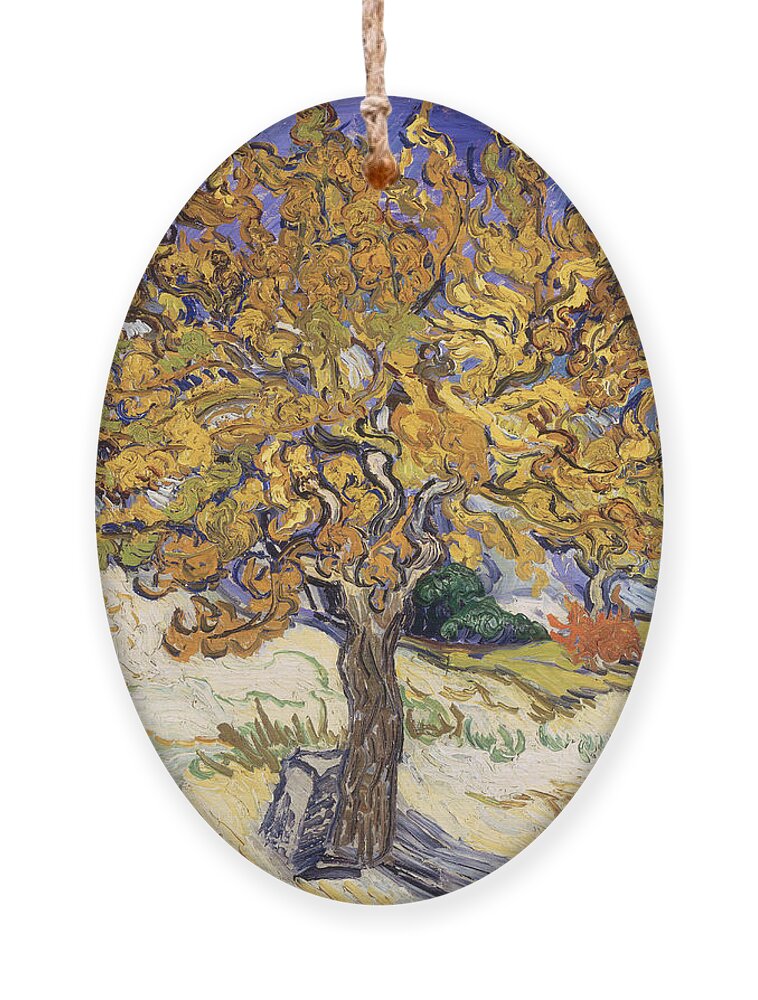Mulberry Ornament featuring the painting Mulberry Tree by Vincent Van Gogh