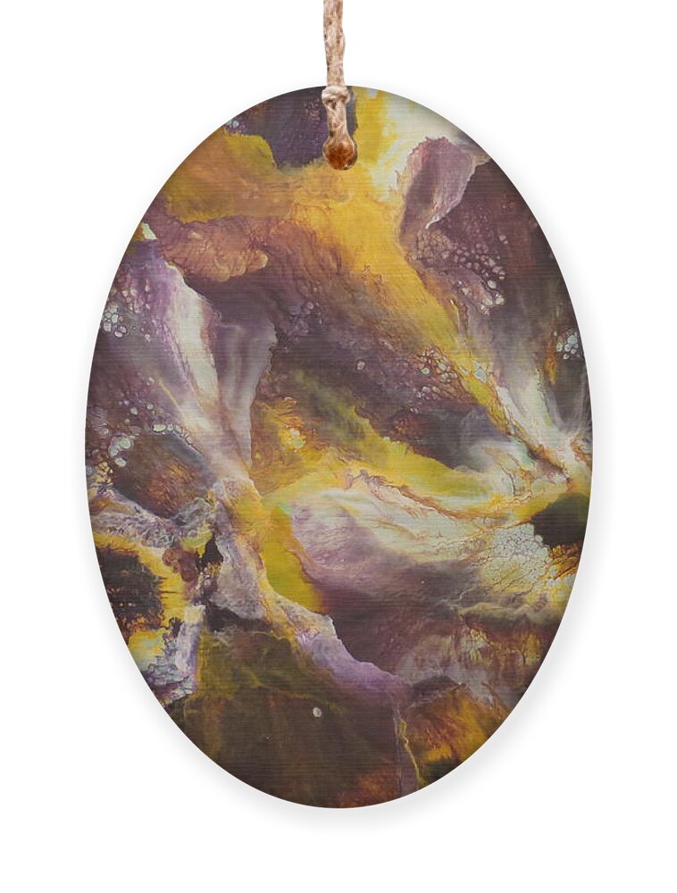 Abstract Ornament featuring the painting Mysterious by Soraya Silvestri