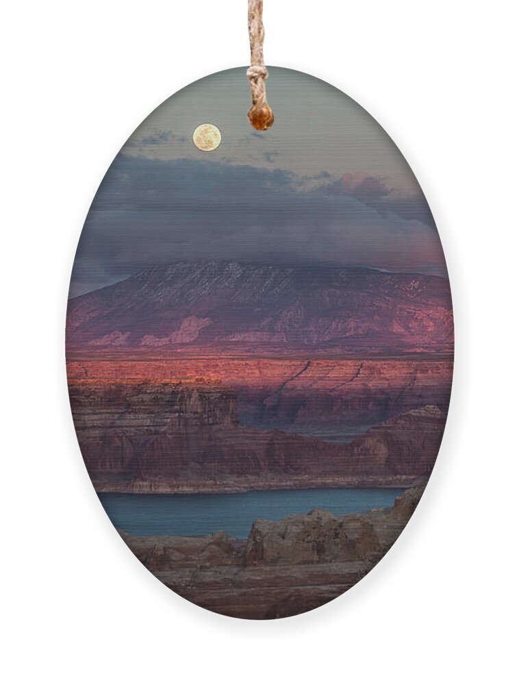 Navajo Mountain Ornament featuring the photograph Navajo Mountain by Wesley Aston