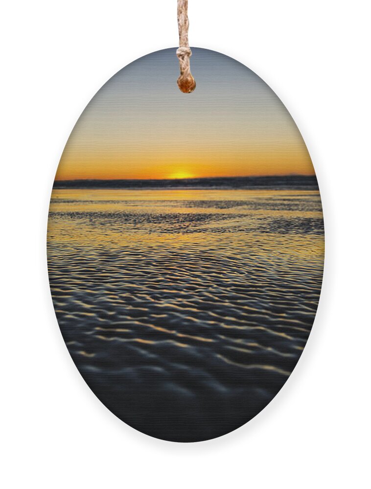 Day Ornament featuring the photograph Ocean Shores Sunset by Pelo Blanco Photo