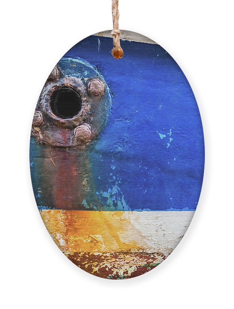 Boat Ornament featuring the photograph Old boat by Nigel R Bell