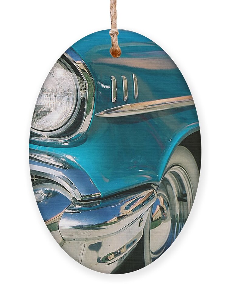 Chevy Ornament featuring the photograph Old Chevy by Steve Karol