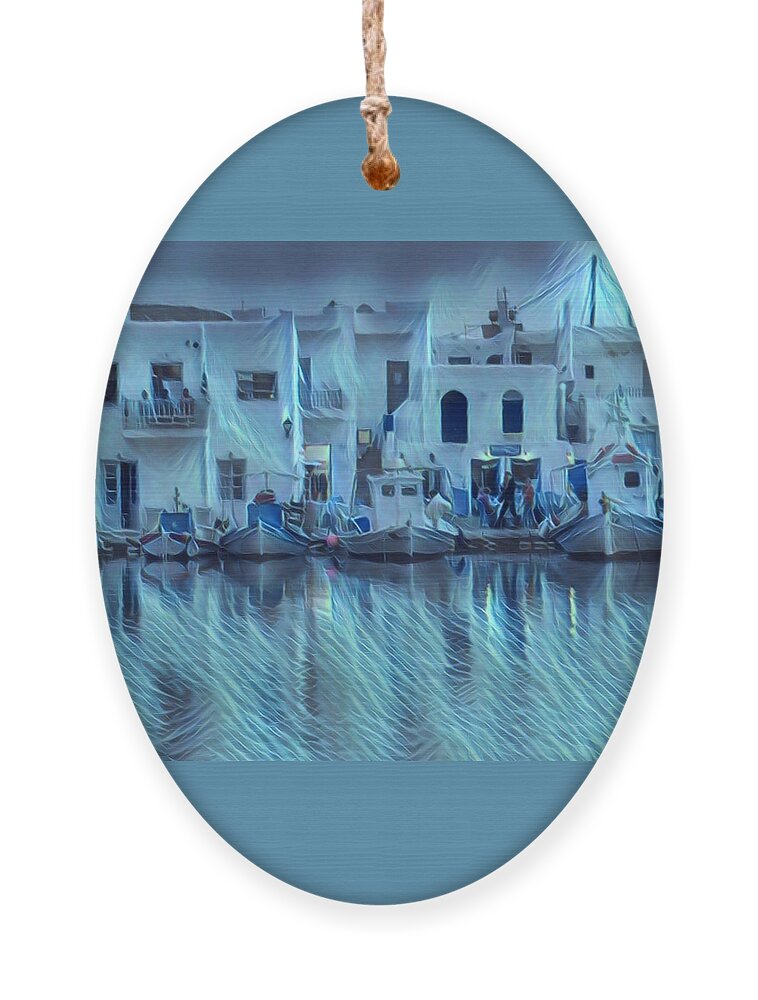 Colette Ornament featuring the photograph Paros Island Beauty Greece by Colette V Hera Guggenheim