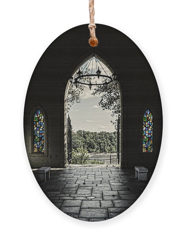 Hollywood Cemetery Ornament featuring the photograph Peaceful Resting by Sharon Popek