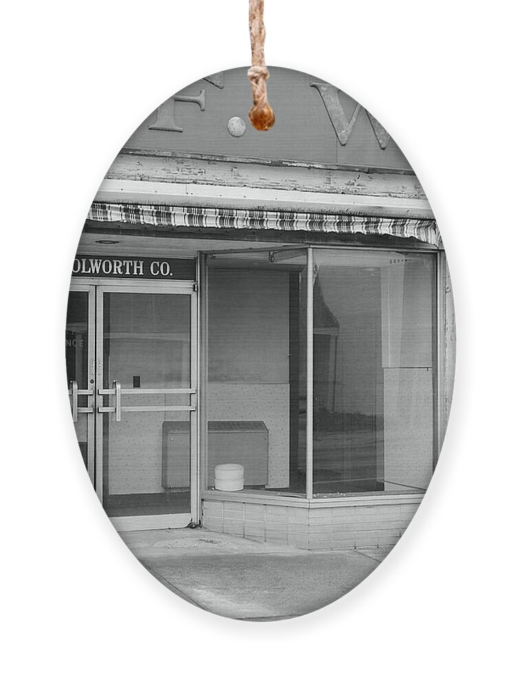 Fine Art Ornament featuring the photograph Please Use Front Entrance by Rodney Lee Williams