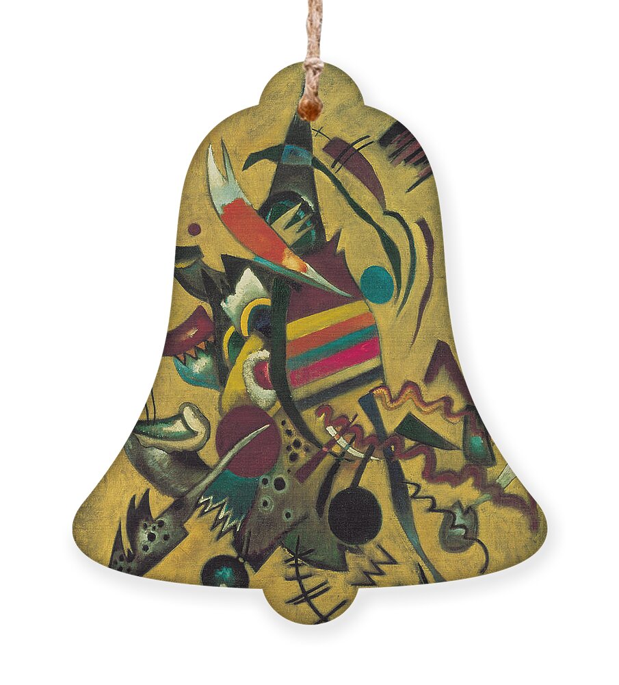 Wassily Kandinsky Ornament featuring the painting Points by Wassily Kandinsky
