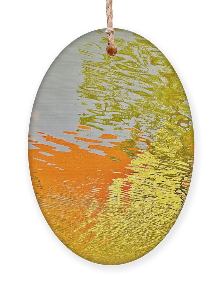 Reflections Ornament featuring the photograph Pond Reflection by Merle Grenz