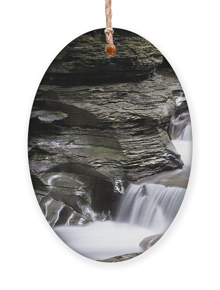 Waterfall Ornament featuring the photograph Pools of the Cavern by Weir Here And There