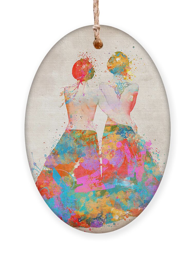 Lovewins Ornament featuring the digital art Pride not Prejudice by Nikki Marie Smith