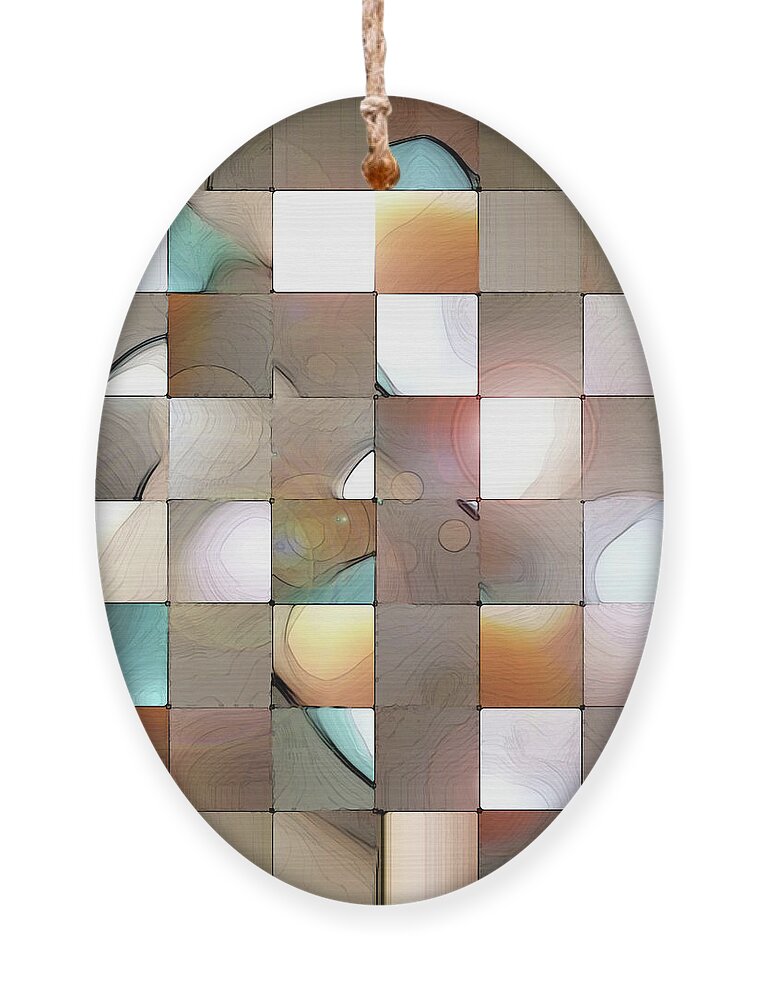 Geometric Abstract Ornament featuring the digital art Prism 1 by Gina Harrison