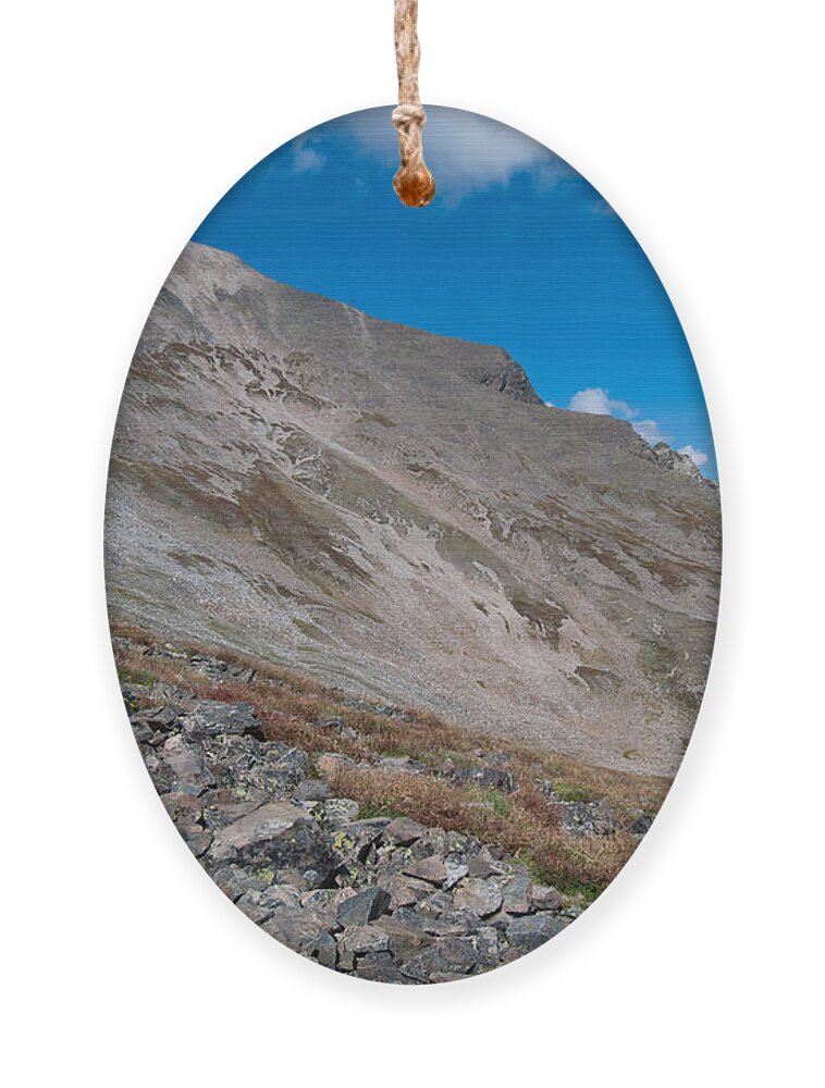 Quandary Peak Ornament featuring the photograph Quandary Peak by Cascade Colors