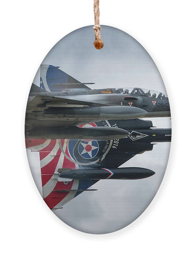 Ramex Delta Ornament featuring the digital art Ramex Farewell by Airpower Art