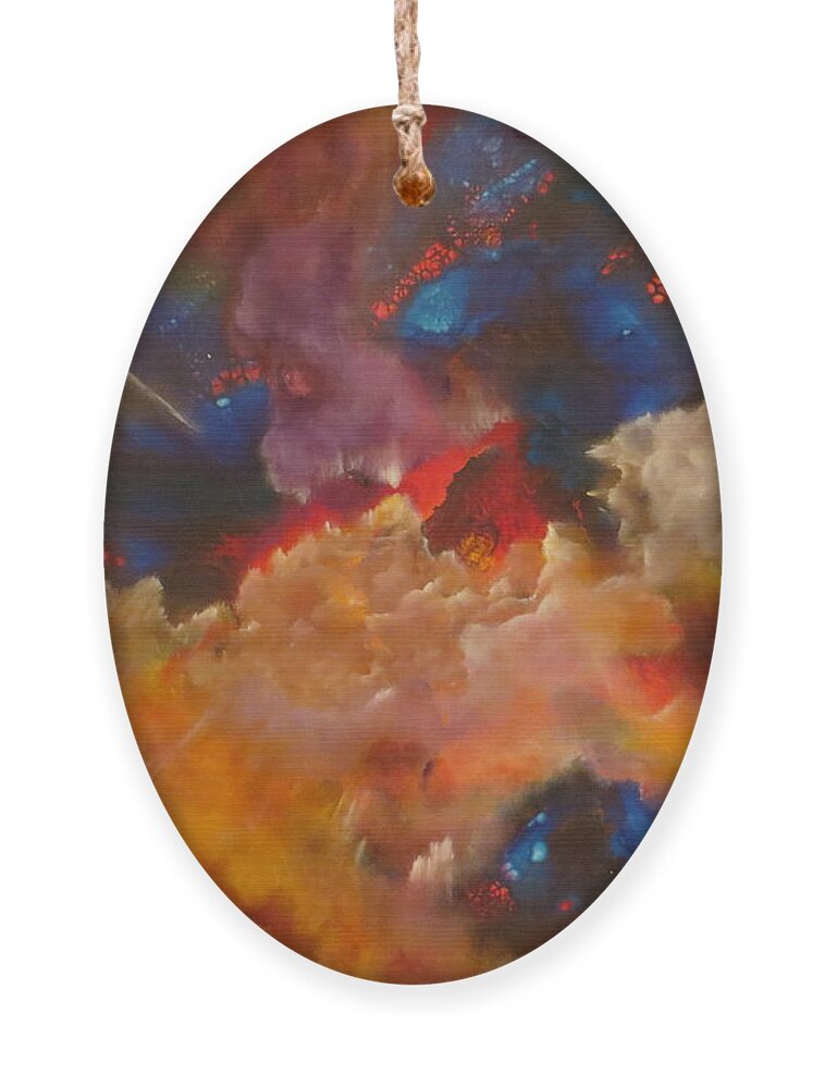 Abstract Ornament featuring the painting Rapture by Soraya Silvestri