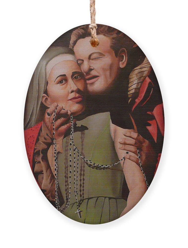 Religious Ornament featuring the painting Reformation by Vic Ritchey