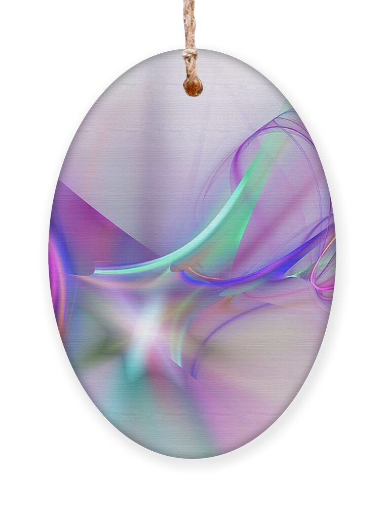 Digital Painting Ornament featuring the digital art Rhapsody by David Lane