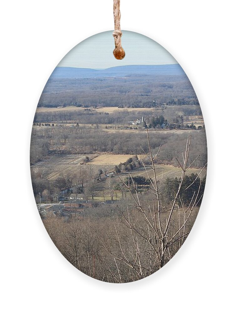 New Jersey Ornament featuring the photograph Rt 80 Scenic Ovelook Allamuchy 2 by Christopher Lotito