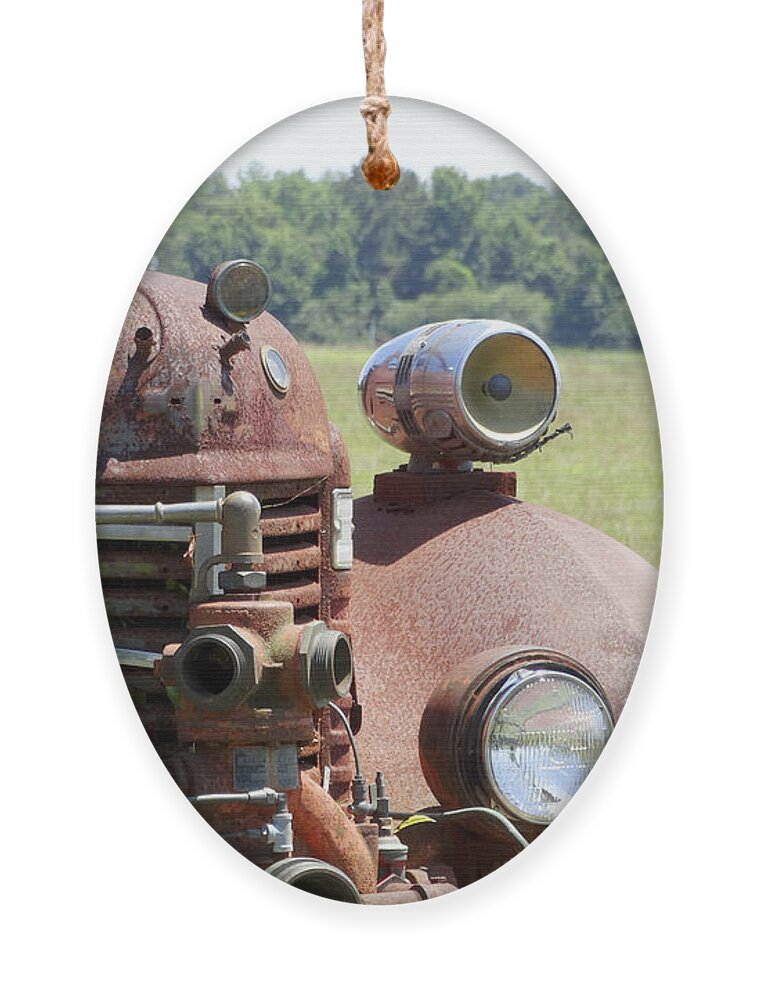 Fire Truck Ornament featuring the photograph Rusting Away by Mike McGlothlen