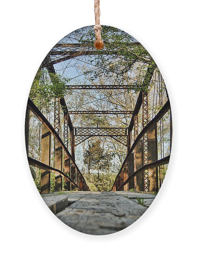Bridge Ornament featuring the photograph Englewood Bridge by Cricket Hackmann