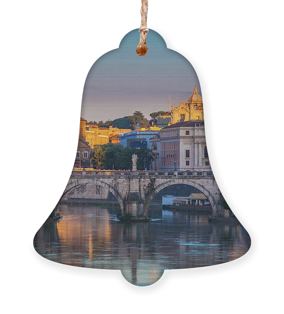 Christianity Ornament featuring the photograph Saint Peters Basilica by Inge Johnsson