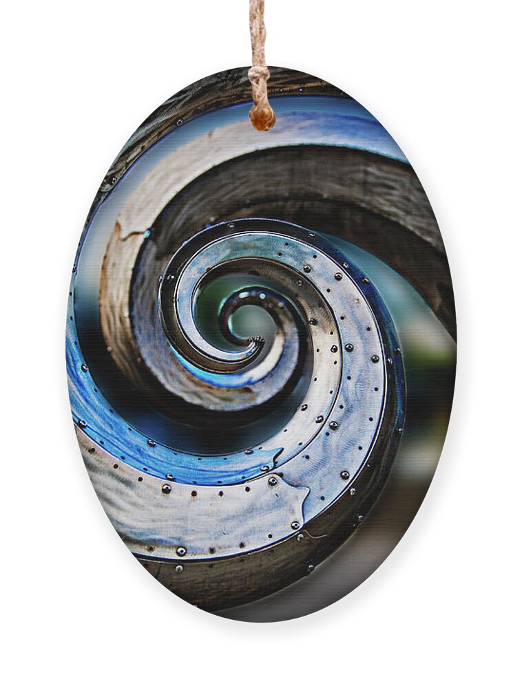 Junk Ornament featuring the photograph Salmon Waves 2 by Pelo Blanco Photo