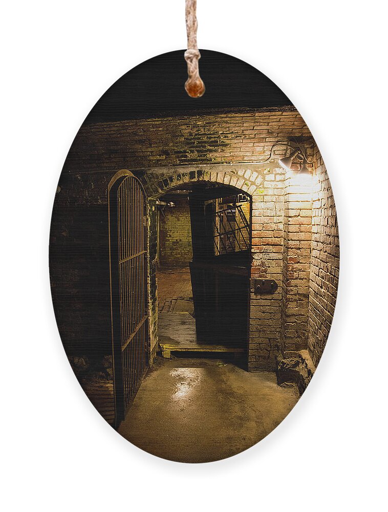 Underground Ornament featuring the photograph Seattle Underground Tour by Pelo Blanco Photo