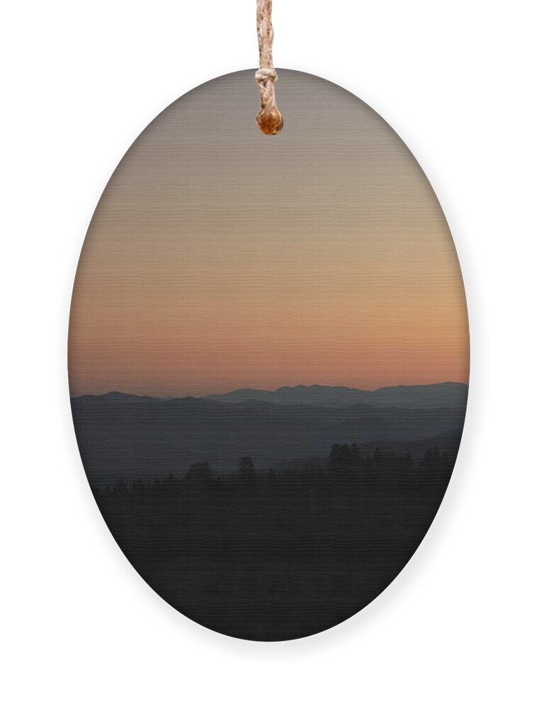 Nunweiler Ornament featuring the photograph Smoky Mountain Sunset by Nunweiler Photography