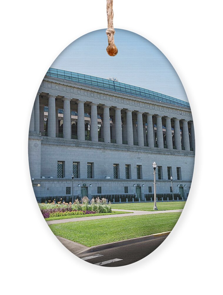 Chicago Ornament featuring the photograph Soldier Field by David Levin