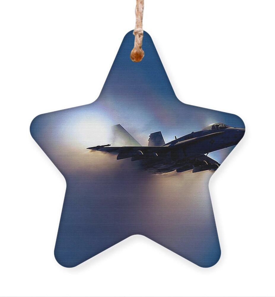Planes Ornament featuring the photograph Sonic Boom by Michael Damiani