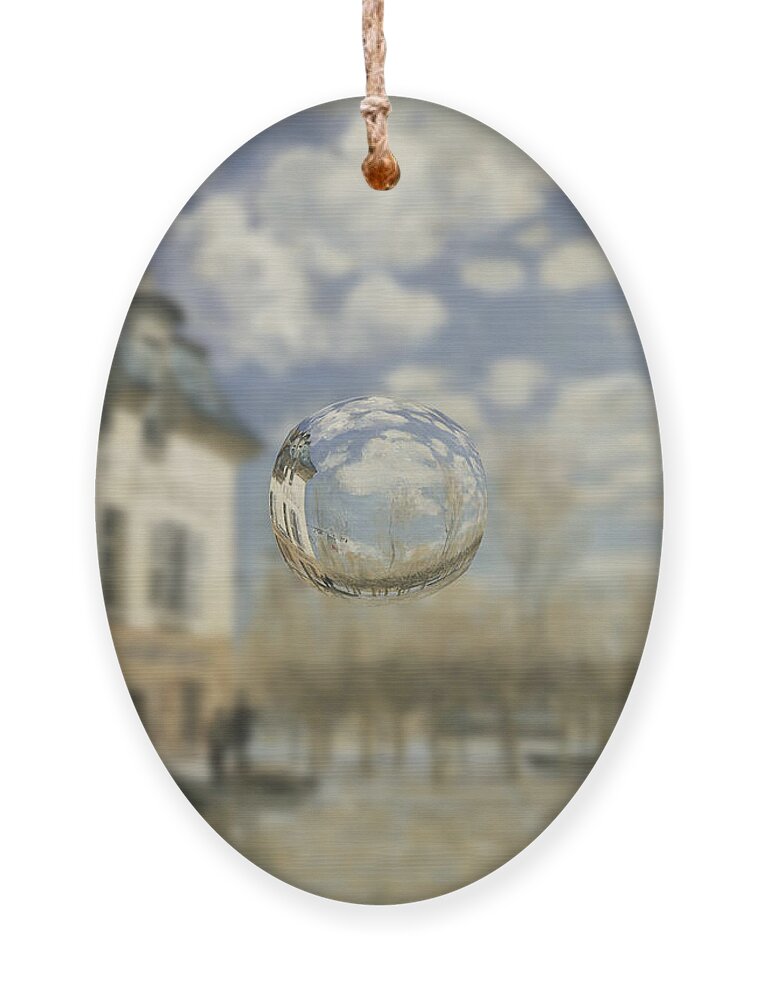 Post Modern Ornament featuring the digital art Sphere 25 Sisley by David Bridburg