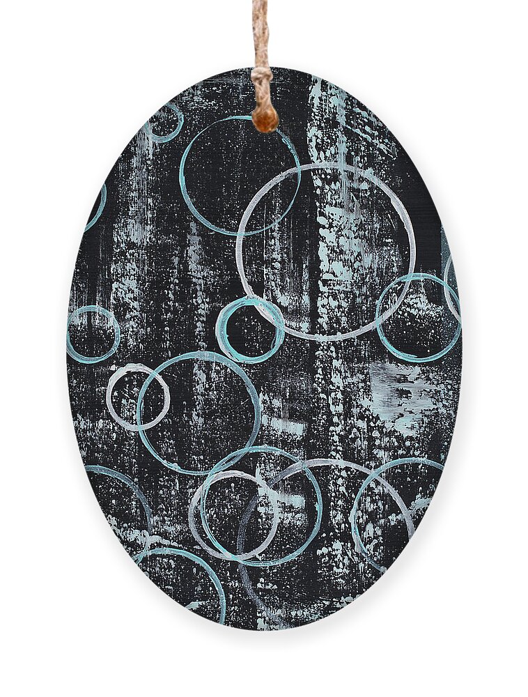 Abstract Ornament featuring the painting Spheres by Tamara Nelson