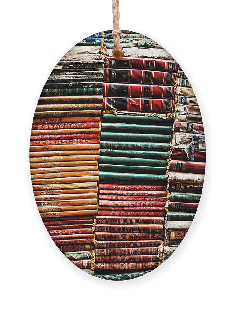 Book Ornament featuring the photograph Stacks of Books by M G Whittingham