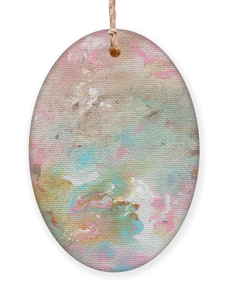 Abstract Ornament featuring the painting Stay- Abstract Art by Linda Woods by Linda Woods