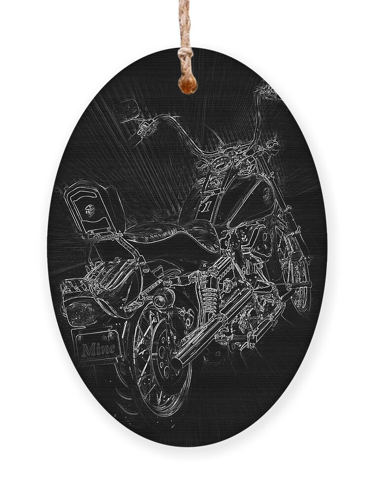 Harley Davidson Ornament featuring the photograph Stella by Elaine Berger