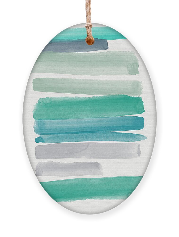 #faatoppicks Ornament featuring the painting Summer Sky by Linda Woods