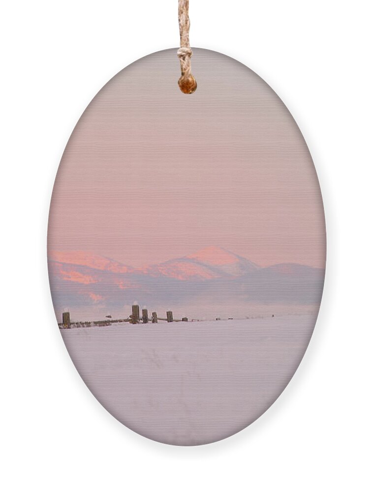 Troystapek Ornament featuring the photograph Sun Up on 12th by Troy Stapek