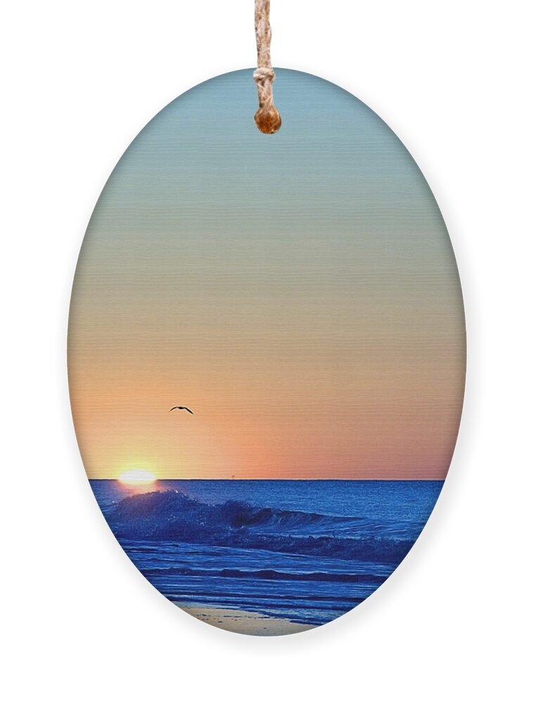 Seas Ornament featuring the photograph Sunrise I V by Newwwman